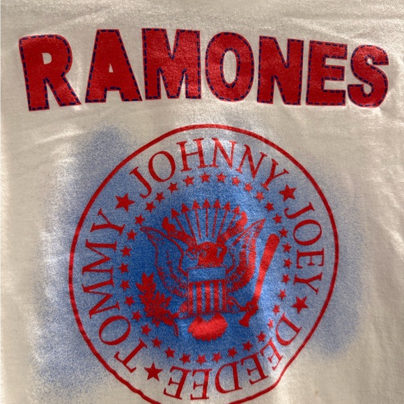 Ramones White Graphic T-Shirt - Picture 2 of 6